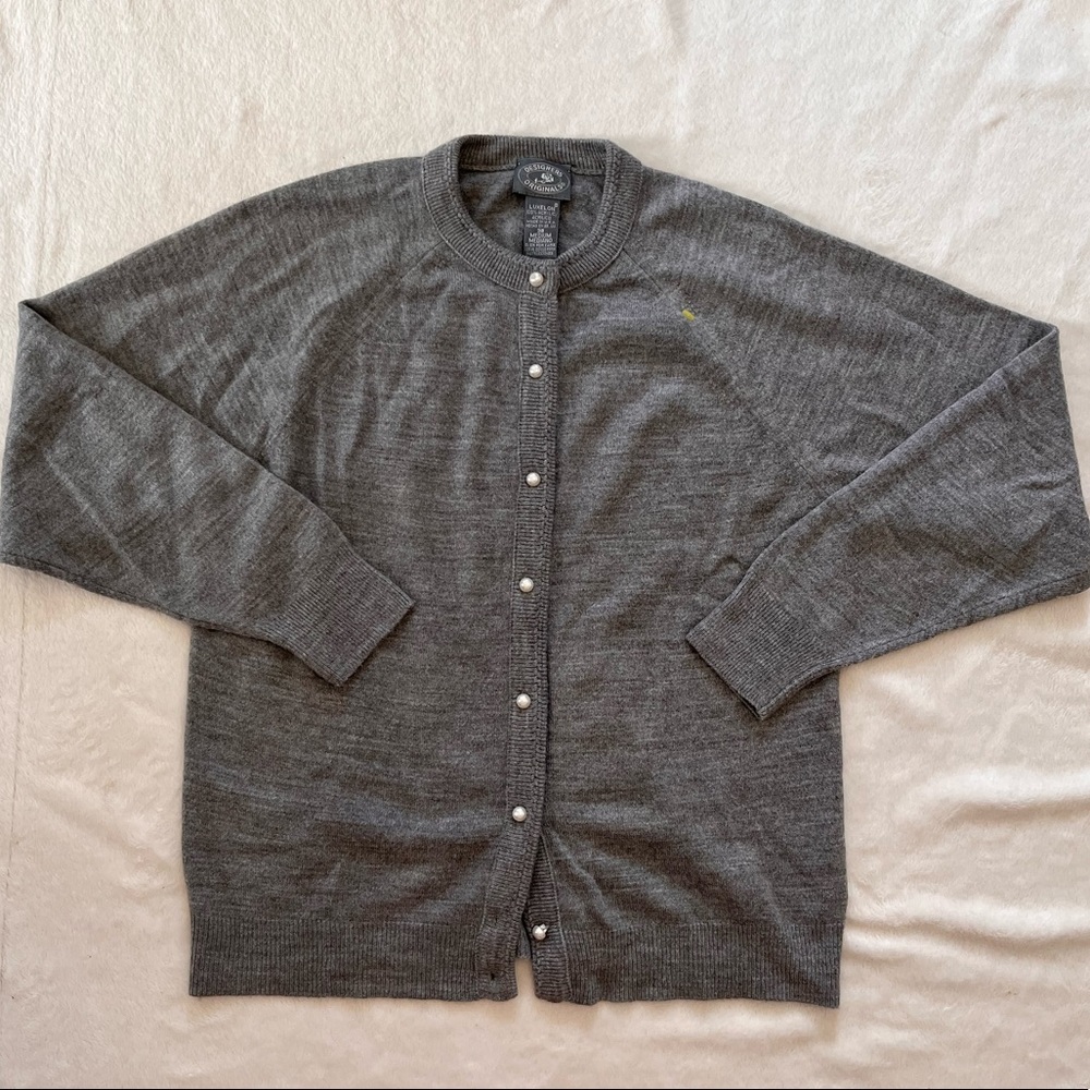 Pearl button cardigan. So soft-like new. Size M.